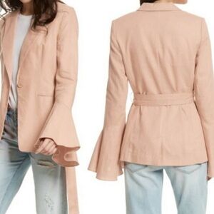 Free People
Flared Sleeve Linen Blazer